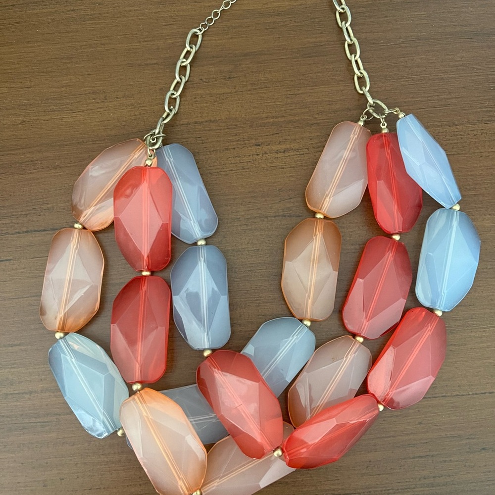Francescas Multi Color Beaded Necklace